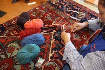 Another image of a repair in process